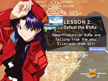 Shinseiki Evangelion: Typing Hokan Keikaku - Screenshot - Gameplay Image
