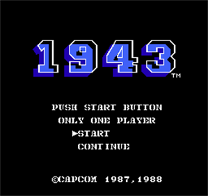 1943: The Battle of Midway - Screenshot - Game Title Image