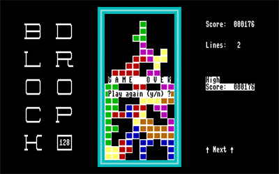 Block Drop 128 - Screenshot - Gameplay Image