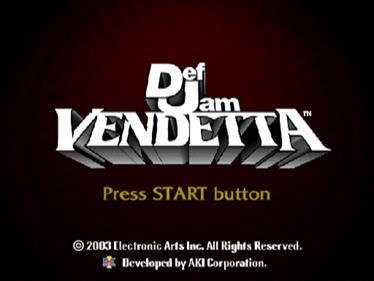 Def Jam Vendetta - Screenshot - Game Title Image