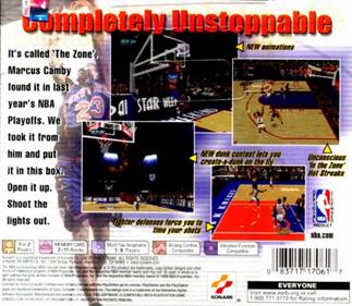NBA In the Zone 2000 - Box - Back Image