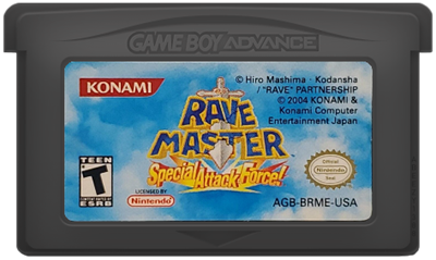 Rave Master: Special Attack Force! - Cart - Front Image