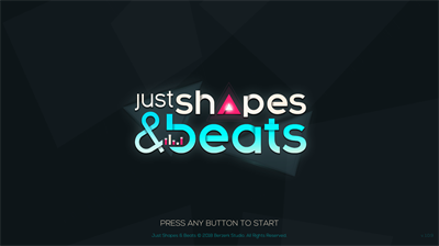 Just Shapes & Beats  - Screenshot - Game Title Image