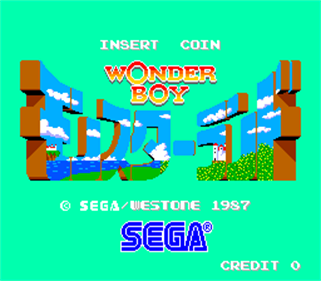 Wonder Boy in Monster Land - Screenshot - Game Title Image
