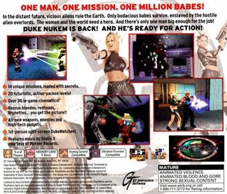 Duke Nukem: Land of the Babes - Box - Back Image