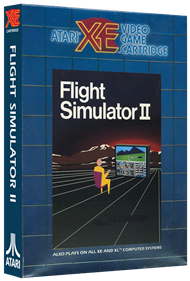 Flight Simulator II - Box - 3D Image