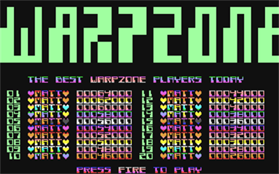 Warpzone Remix - Screenshot - Game Title Image