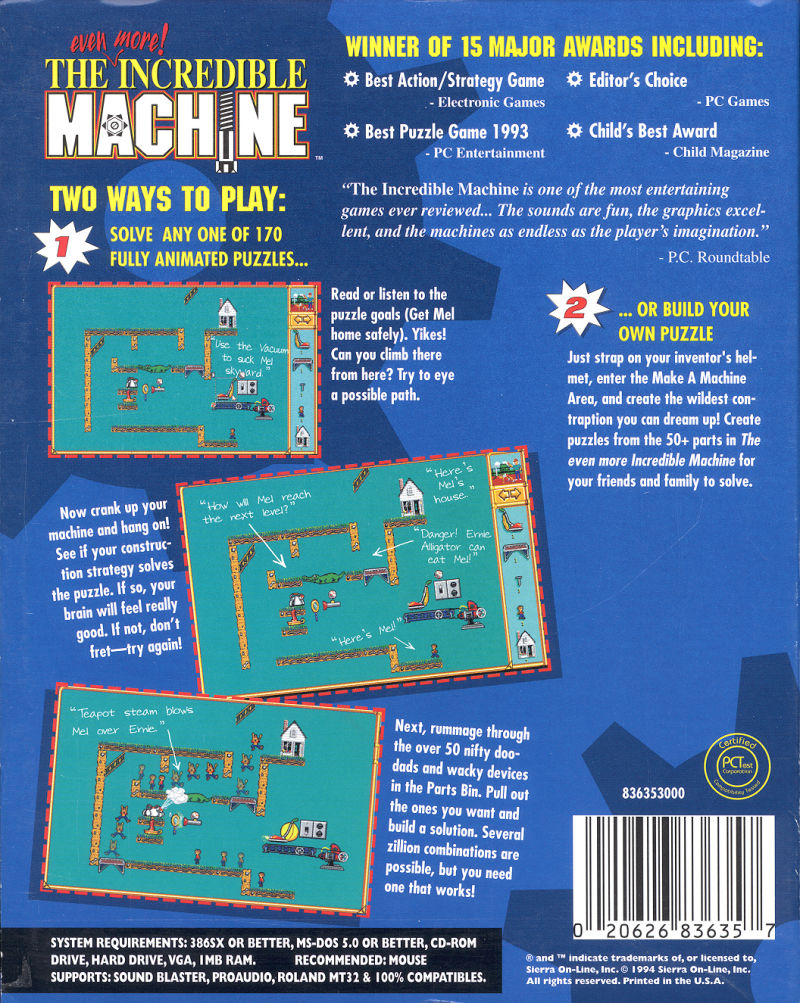 The Even More Incredible Machine Images - LaunchBox Games Database