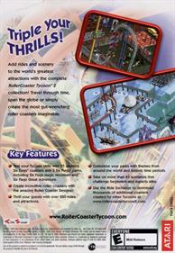 RollerCoaster Tycoon 2: Triple Thrill Pack - Box - Back Image
