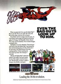 Spider-Man (Sega) - Advertisement Flyer - Front Image