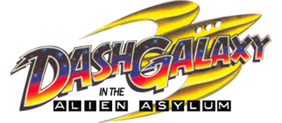 Dash Galaxy in the Alien Asylum - Clear Logo Image