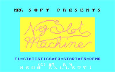 Neg Slot Machine - Screenshot - Game Title Image