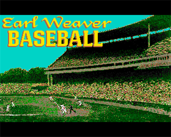 Earl Weaver Baseball - Screenshot - Game Title Image
