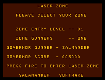 Laser Zone - Screenshot - Game Select Image