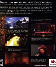 The Journeyman Project 3: Legacy of Time - Box - Back Image