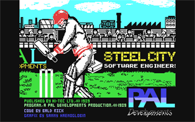 Cricket Captain (Hi-Tec Software) - Screenshot - Game Title Image