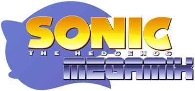 Sonic The Hedgehog MegaMix - Clear Logo Image
