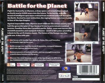 Planet of the Apes - Box - Back Image