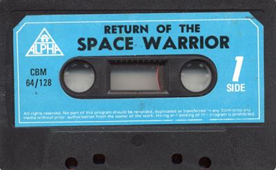 Return of the Space Warrior - Cart - Front Image