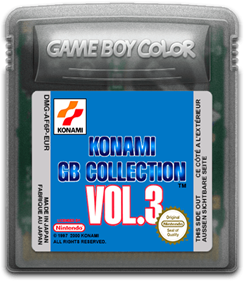 Konami GB Collection: Vol.3 - Fanart - Disc Image