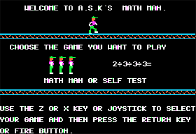 Math Man - Screenshot - Game Title Image