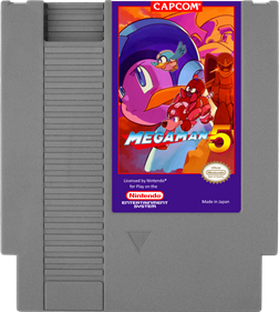 Mega Man 5 - Fanart - Cart - Front Image
