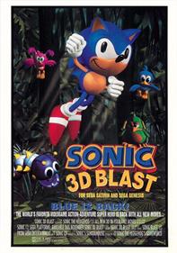 Sonic 3D Blast - Advertisement Flyer - Front Image