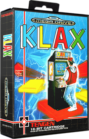 KLAX (Tengen) - Box - 3D Image
