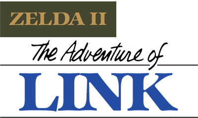 Zelda II: The Adventure of Link - Clear Logo Image