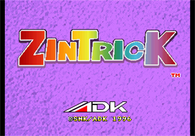 Zintrick - Screenshot - Game Title Image