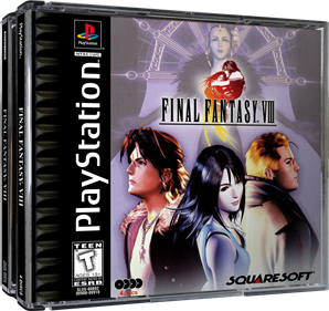 Final Fantasy VIII - Box - 3D Image