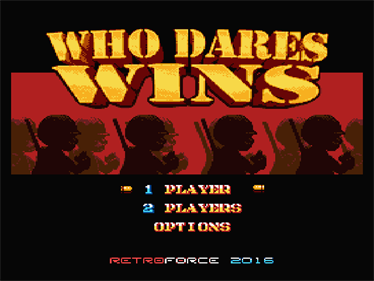 Who Dares Wins Remake - Screenshot - Game Title Image
