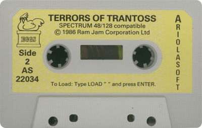 The Terrors of Trantoss - Box - Back Image