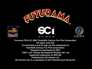 Futurama - Screenshot - Game Title Image