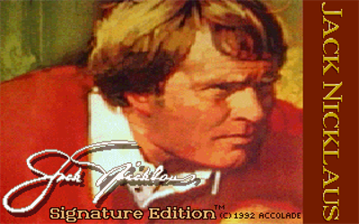 Jack Nicklaus Golf & Course Design: Signature Edition - Screenshot - Game Title Image