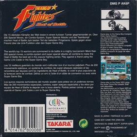 The King of Fighters: Heat of Battle - Box - Back Image