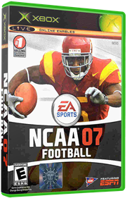 NCAA Football 08 - Box - 3D Image
