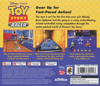 Disney-Pixar's Toy Story Racer - Box - Back Image