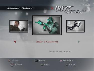 007: Everything or Nothing - Screenshot - Game Select Image