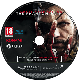 Metal Gear Solid V: The Phantom Pain - Fanart - Disc Image