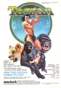 Tarzan (Martech Games) - Advertisement Flyer - Front Image