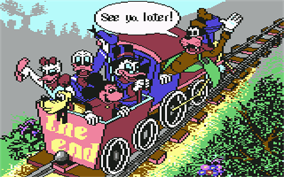 Goofy's Railway Express - Screenshot - Game Over Image
