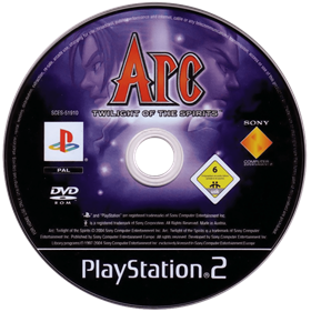 Arc the Lad: Twilight of the Spirits - Disc Image
