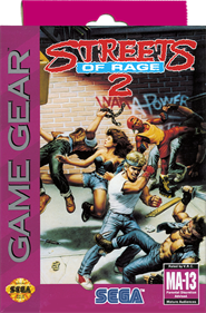 Streets of Rage 2 - Fanart - Box - Front