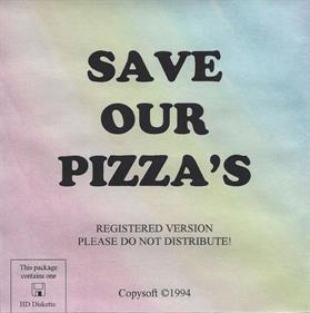 Save Our Pizza's - Box - Front Image