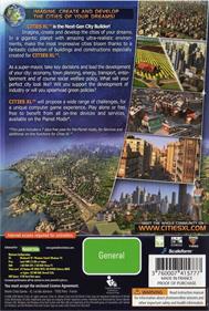 Cities XL 2012 - Box - Back Image