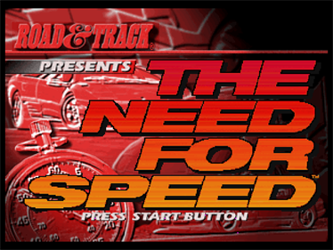 The Need for Speed - Screenshot - Game Title Image