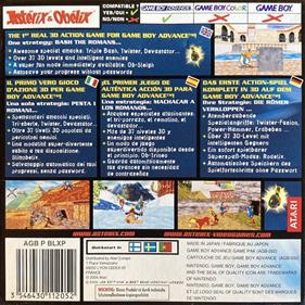 Astérix & Obélix XXL - Box - Back Image