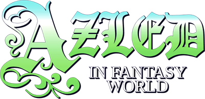 Azled in Fantasy World - Clear Logo Image