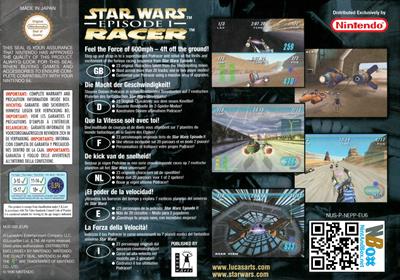 Star Wars: Episode I: Racer - Box - Back Image